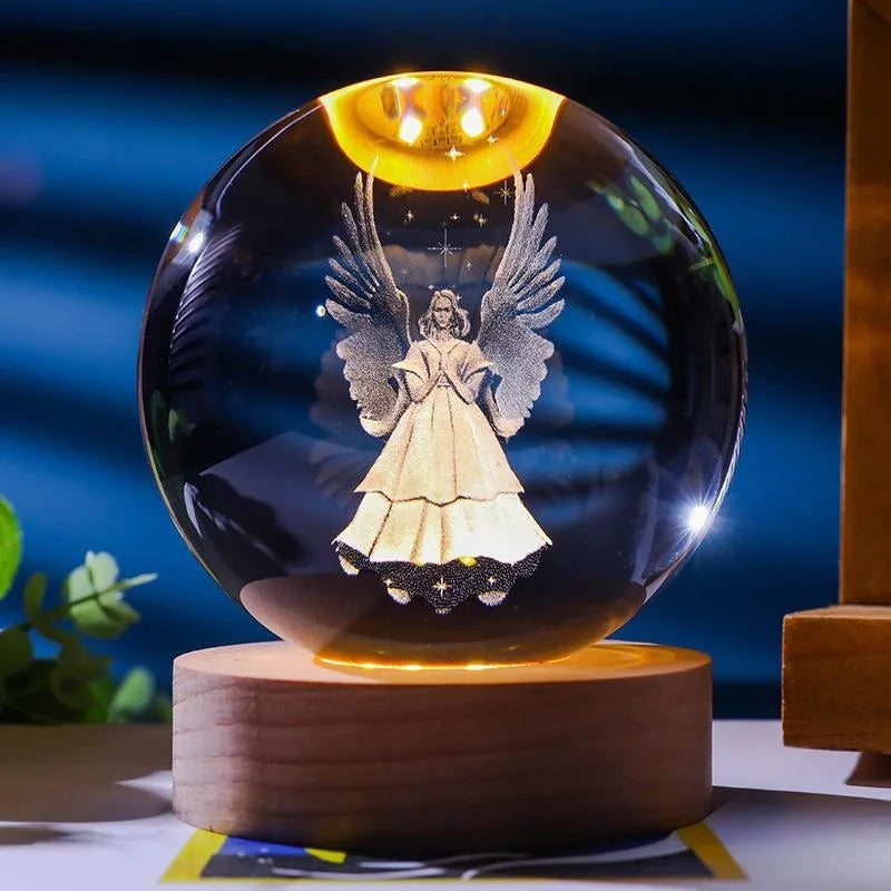 Sphère ange lumineuse chrétien et catholique, parfait pour noël, la crèche la toussaint et paque 